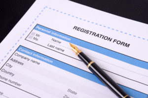 Image That Shows A Registration Form.